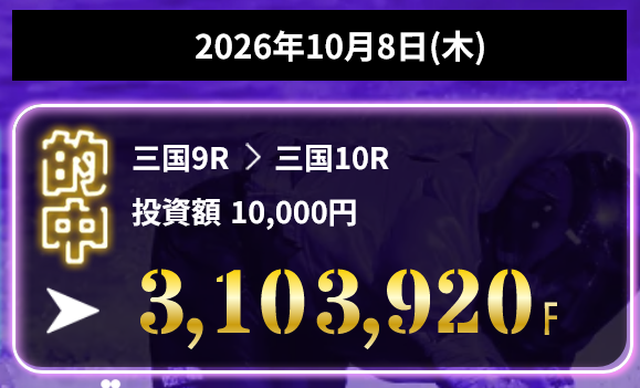 競艇ドリーム 的中実績 2026年10月8日